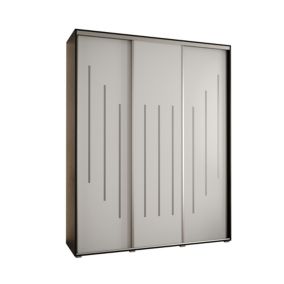 Armoire Davos 8 a portes coulissantes H. 235,2 x L. 190 x P. 60 3 portes