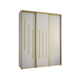 Armoire Davos 8 a portes coulissantes H. 235,2 x L. 200 x P. 45 3 portes