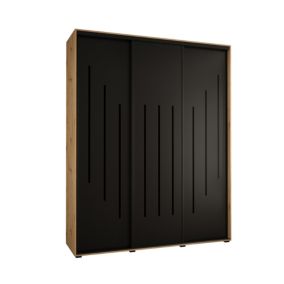 Armoire Davos 8 a portes coulissantes H. 235,2 x L. 200 x P. 60 3 portes