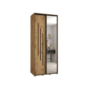 Armoire Davos 9 a portes coulissantes H. 235,2 x L. 100 x P. 45 2 portes