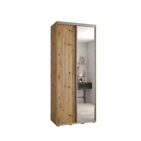 Armoire Davos 9 a portes coulissantes H. 235,2 x L. 100 x P. 45 2 portes