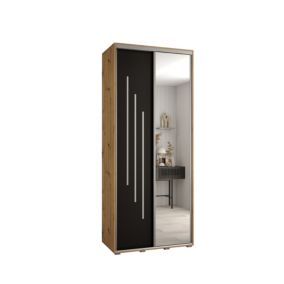 Armoire Davos 9 a portes coulissantes H. 235,2 x L. 100 x P. 45 2 portes