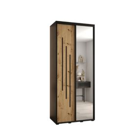 Armoire Davos 9 a portes coulissantes H. 235,2 x L. 100 x P. 45 2 portes