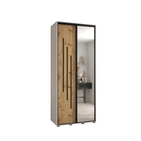 Armoire Davos 9 a portes coulissantes H. 235,2 x L. 100 x P. 60 2 portes