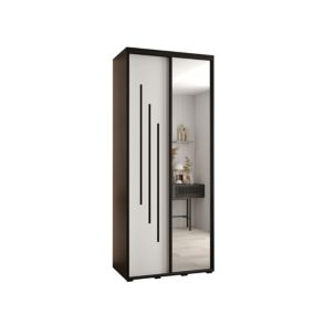 Armoire Davos 9 a portes coulissantes H. 235,2 x L. 100 x P. 60 2 portes