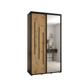 Armoire Davos 9 a portes coulissantes H. 235,2 x L. 130 x P. 45 2 portes