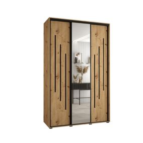 Armoire Davos 9 a portes coulissantes H. 235,2 x L. 150 x P. 45 3 portes