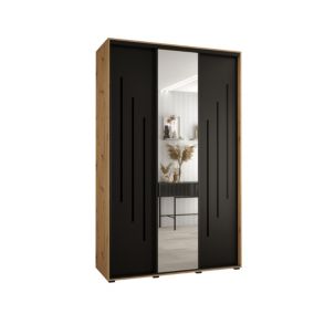 Armoire Davos 9 a portes coulissantes H. 235,2 x L. 150 x P. 60 3 portes