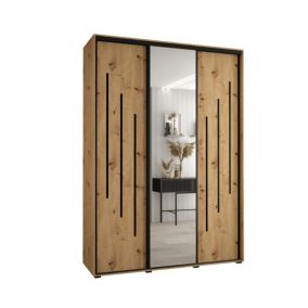 Armoire Davos 9 a portes coulissantes H. 235,2 x L. 170 x P. 45 3 portes