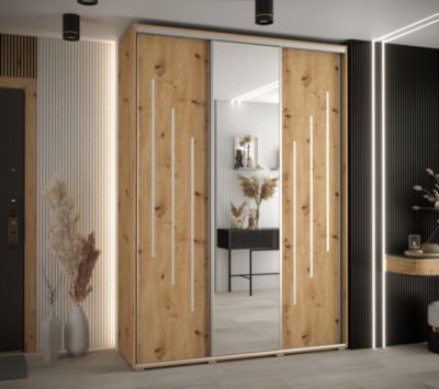 Armoire Davos 9 a portes coulissantes H. 235,2 x L. 180 x P. 45 3 portes