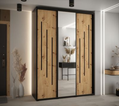 Armoire Davos 9 a portes coulissantes H. 235,2 x L. 180 x P. 45 3 portes