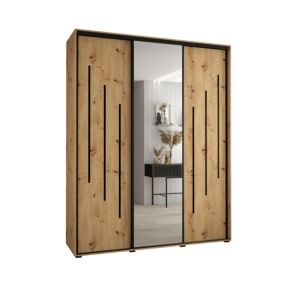 Armoire Davos 9 a portes coulissantes H. 235,2 x L. 190 x P. 45 3 portes