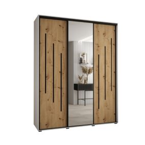 Armoire Davos 9 a portes coulissantes H. 235,2 x L. 190 x P. 45 3 portes