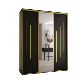 Armoire Davos 9 a portes coulissantes H. 235,2 x L. 190 x P. 45 3 portes