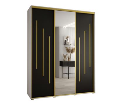 Armoire Davos 9 a portes coulissantes H. 235,2 x L. 190 x P. 60 3 portes