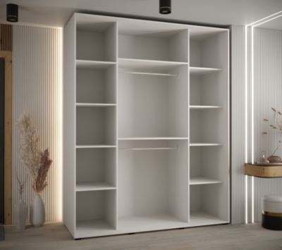 Armoire Davos 9 a portes coulissantes H. 235,2 x L. 190 x P. 60 3 portes