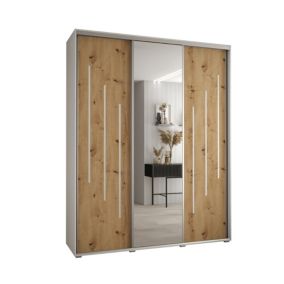 Armoire Davos 9 a portes coulissantes H. 235,2 x L. 200 x P. 60 3 portes