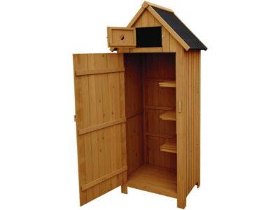 Armoire de jardin "Cabanon"  77 x 54.5 x 179 cm  Marron