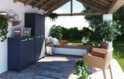 Armoire de jardin extérieure Moby Keter, L80 x P44 x H100 cm