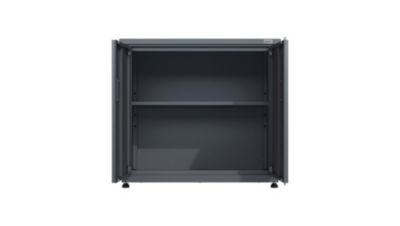 Armoire de jardin Gary acier galvanisé anthracite Weka l.90 x h.85,5 x P.62,5cm