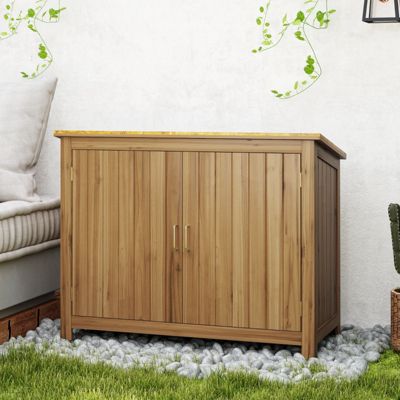 Armoire de Jardin - Meuble de Rangement Extérieur, Grand Espace pour ...