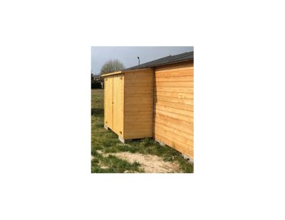 Armoire de jardin à outils 1.66x0.82 m H.1.86 - avec plancher et paroi arrière - DOM84