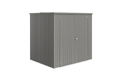 Armoire de jardin, rangement outils, acier gris, l.192 x P.155 x H.184 cm, Biohort