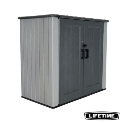 Armoire de jardin résine gris 3067 L, L.193 x l.110 x H.177 cm, Lifetime 60441U