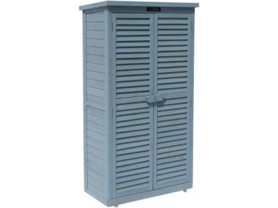 Armoire de jardin "Space"  87 x 46.5 x 160 cm  Bleu ciel