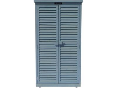 Armoire de jardin "Space"  87 x 46.5 x 160 cm  Bleu ciel
