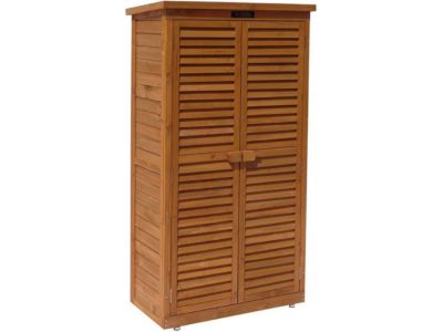 Armoire de jardin "Space"  87 x 46.5 x 160 cm  Marron