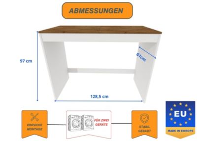 Armoire de plomberie RAUMHIRSCH Armoire pour machine à laver & sèche-linge