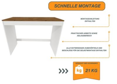 Armoire de plomberie RAUMHIRSCH Armoire pour machine à laver & sèche-linge
