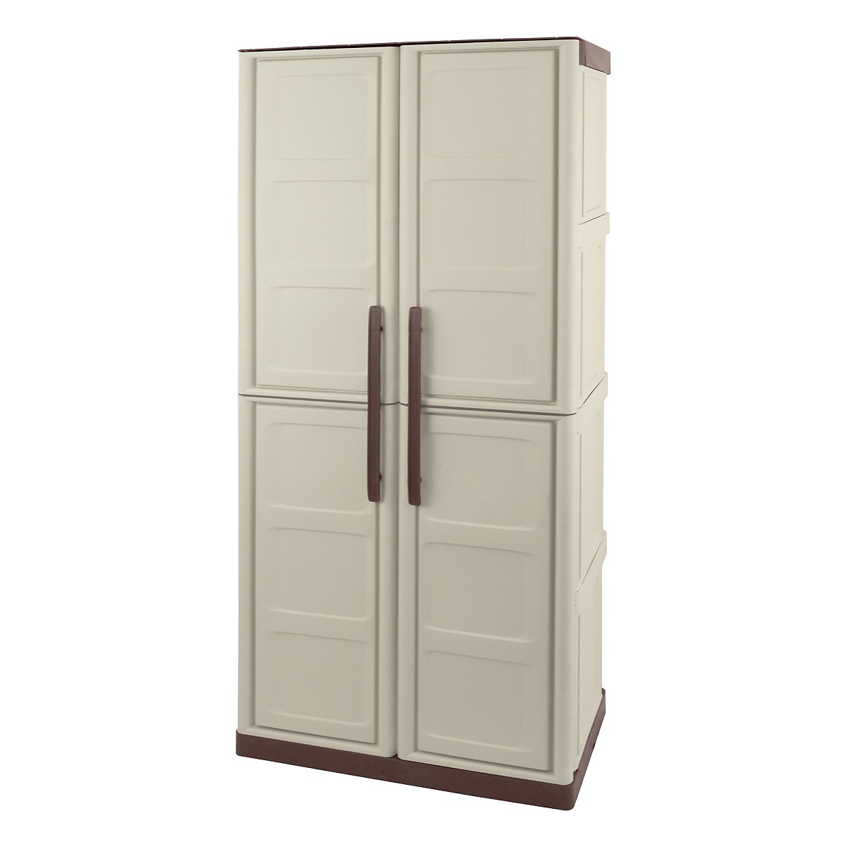 Armoire De Rangement 2 Portes 3 Etagères Beige 70 X 39 X 165cm Meuble De Garage Atelier Buanderie Artplast Armoire De Rangement 2 Portes 3 Etagères Beige 70 X 39 X 165cm Meuble De Garage Atelier Buanderie Artplast