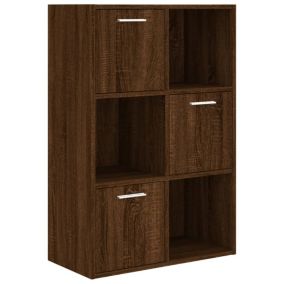 Armoire de rangement Chêne marron 60x29,5x90 cm vidaXL