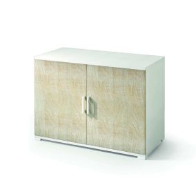 Armoire De Rangement À Double Porte En Chêne L.90Cm