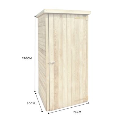 Armoire de rangement en bois Lima 0.6 m²