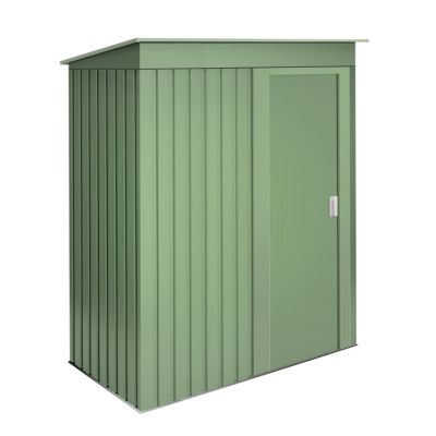 Armoire de Rangement Extérieur 1,39m² Neat Green - 162x86x181cm - Porte coulissante - Abri de jardin métal