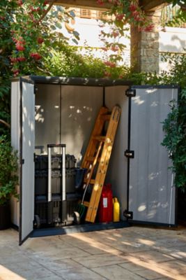 Armoire de rangement polypropylène Keter HighStore 0,86 m² ép.20 mm Castorama