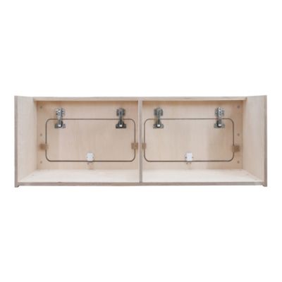 Armoire / Meuble De Rangement Coloris Chêne Doré/gris - Hauteur 180 X Longueur 100 X Profondeur 35 Cm