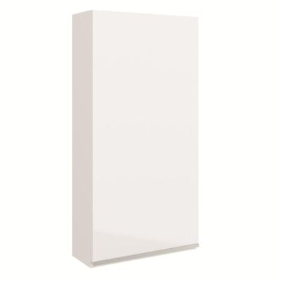 Armoire de salle de bain 40x80 laqué blanc brillant à suspendre