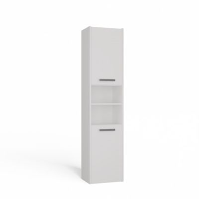 Armoire de salle de bain, blanc mat, 170 x 40 x 30 cm