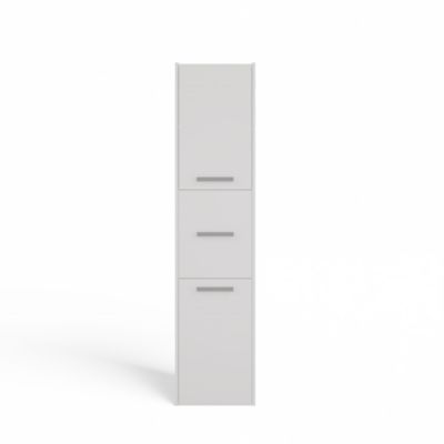 Armoire de salle de bain, blanc mat, 170 x 40 x 30 cm