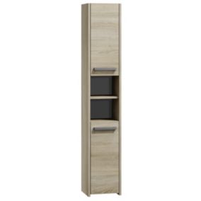 Armoire de salle de bain, chêne sonoma, 170 x 30 x 30 cm