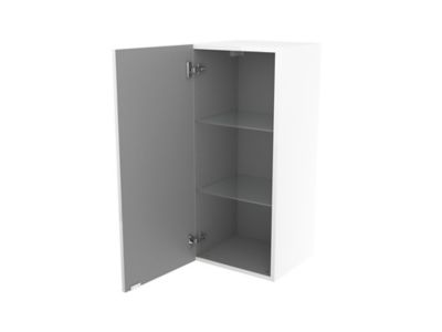 Armoire de salle de bains blanc brillant l.40 x H.90 x P.36 cm, GoodHome Imandra