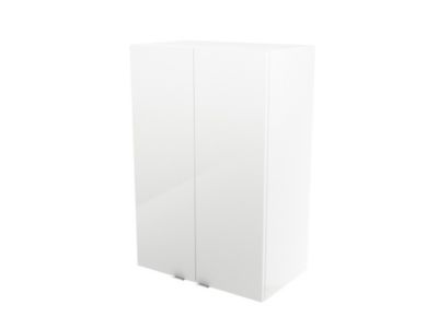 Armoire de salle de bains blanc brillant l.60 x H.90 x P.36 cm, GoodHome Imandra