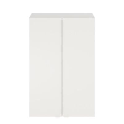 Armoire de salle de bains blanc mat l.60 x H.90 x P.36 cm, GoodHome Imandra