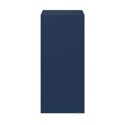 Armoire de salle de bains bleu nuit mat l.40 x H.90 x P.36 cm, GoodHome Imandra