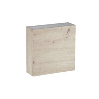 Armoire de salle de bains effet chêne artisan l.50 x H.50 x P.17 cm, Calao