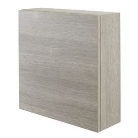 Armoire de salle de bains effet chêne clair l.50 x H.50 x P.17 cm, Calao